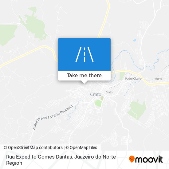 Mapa Rua Expedito Gomes Dantas