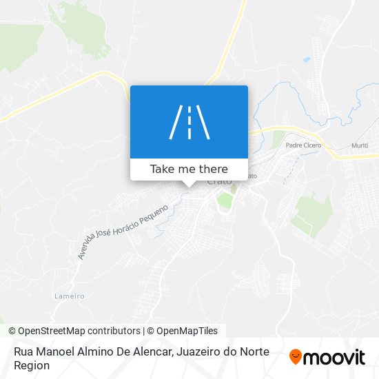 Mapa Rua Manoel Almino De Alencar