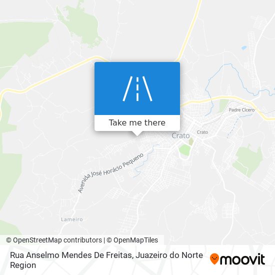 Mapa Rua Anselmo Mendes De Freitas