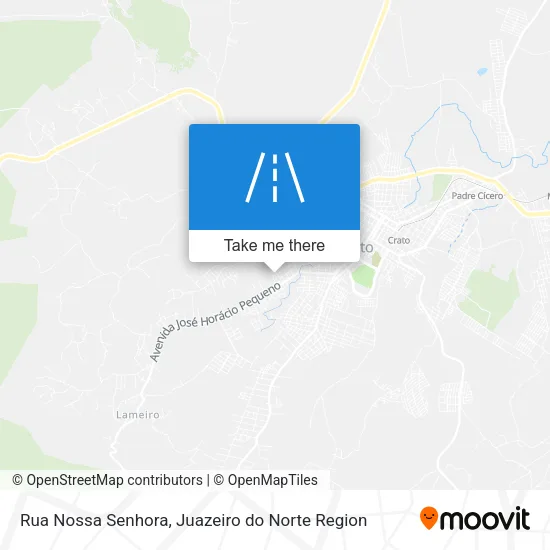 Rua Nossa Senhora map