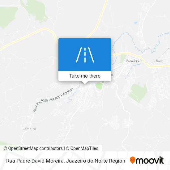 Rua Padre David Moreira map