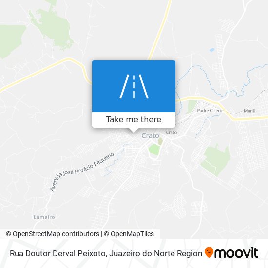 Rua Doutor Derval Peixoto map