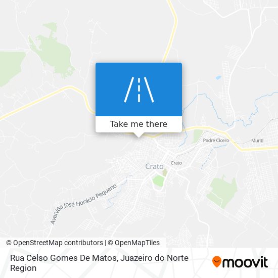 Mapa Rua Celso Gomes De Matos