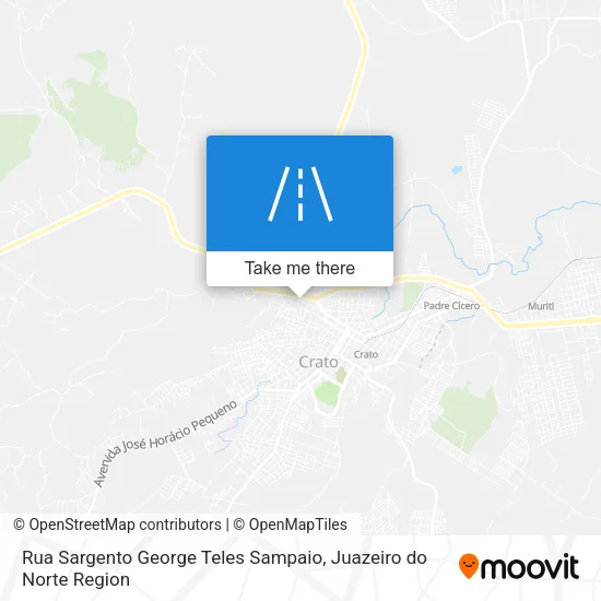 Rua Sargento George Teles Sampaio map
