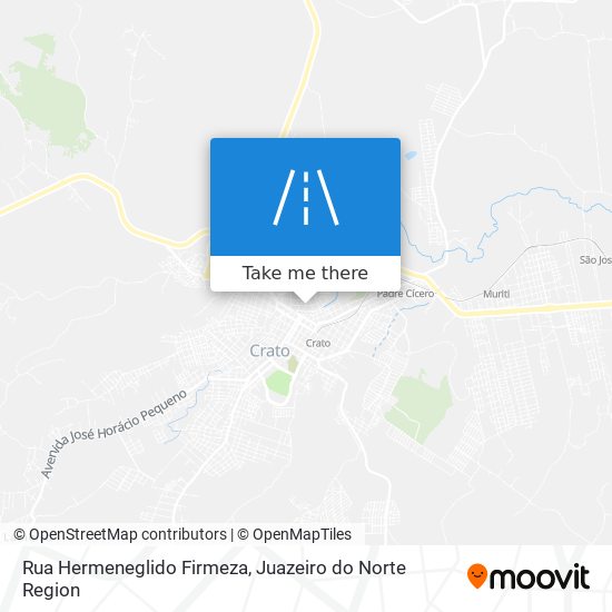 Mapa Rua Hermeneglido Firmeza