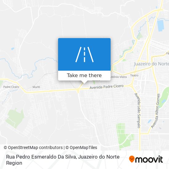Mapa Rua Pedro Esmeraldo Da Silva