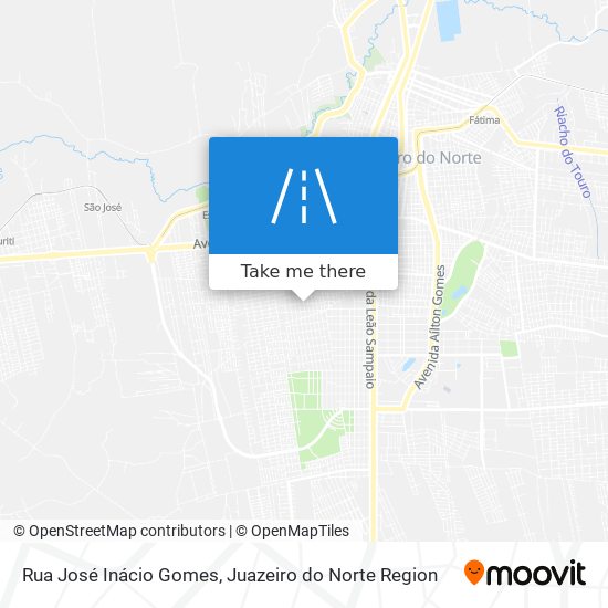 Mapa Rua José Inácio Gomes