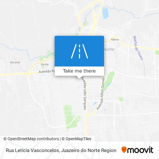 Rua Letícia Vasconcelos map