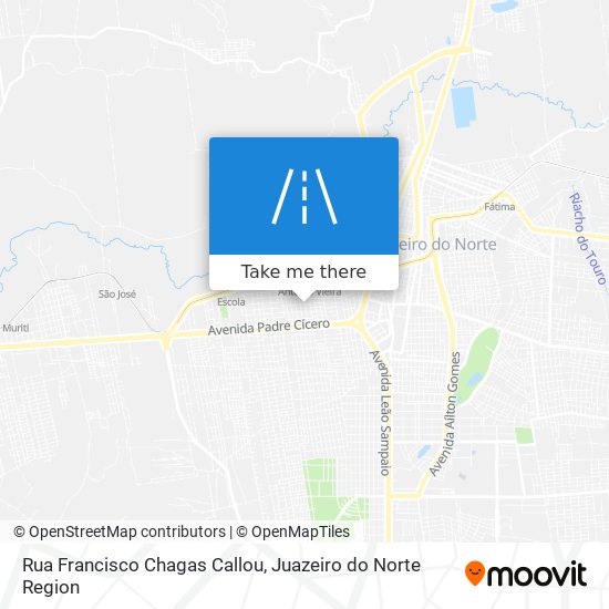 Mapa Rua Francisco Chagas Callou