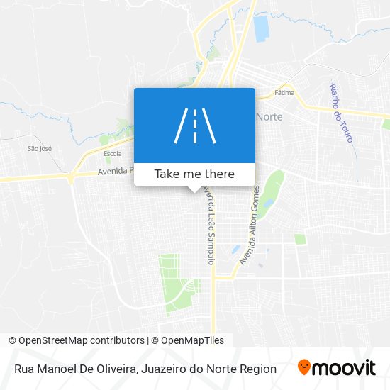 Rua Manoel De Oliveira map