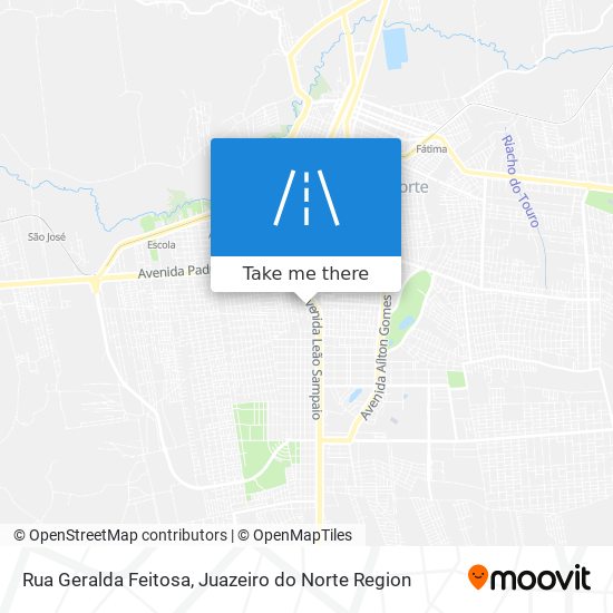 Mapa Rua Geralda Feitosa