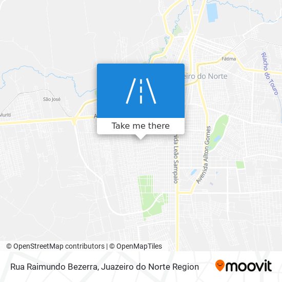 Mapa Rua Raimundo Bezerra