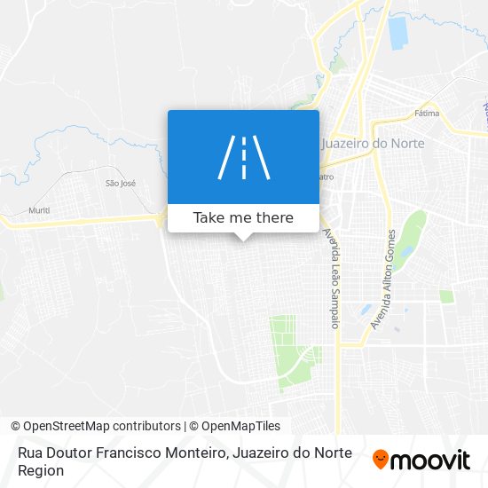 Mapa Rua Doutor Francisco Monteiro