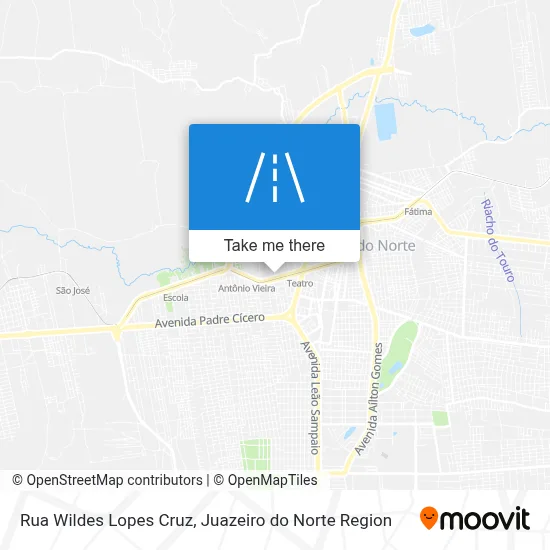 Rua Wildes Lopes Cruz map