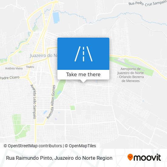 Mapa Rua Raimundo Pinto