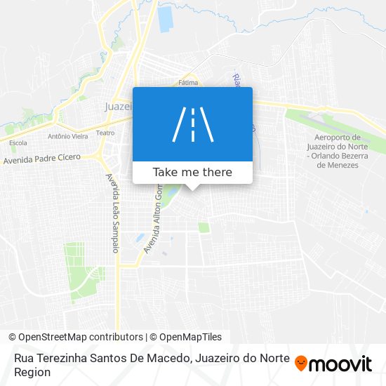 Mapa Rua Terezinha Santos De Macedo