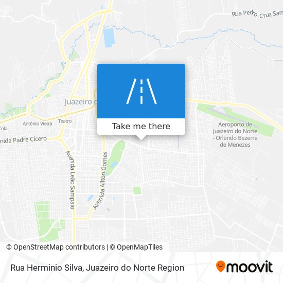 Mapa Rua Herminio Silva
