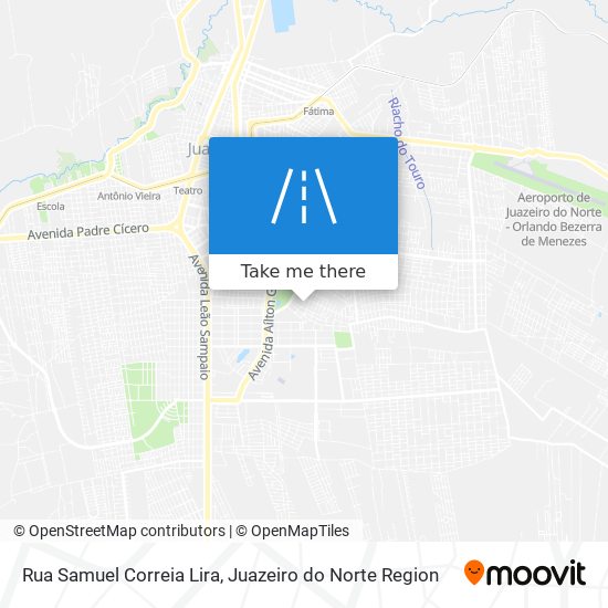 Mapa Rua Samuel Correia Lira