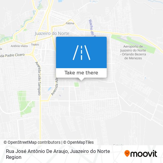 Rua José Antônio De Araujo map