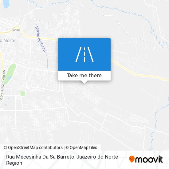 Mapa Rua Mecesinha Da Sa Barreto