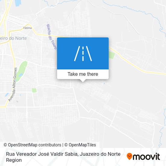 Rua Vereador José Valdir Sabia map