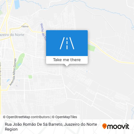 Mapa Rua João Romão De Sá Barreto