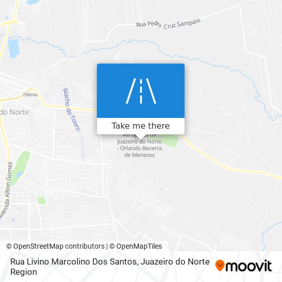 Mapa Rua Livino Marcolino Dos Santos