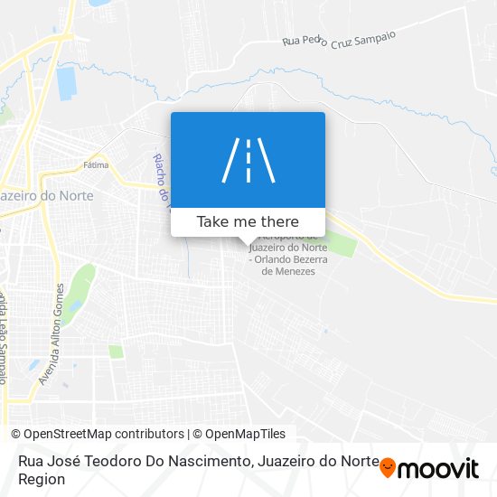 Rua José Teodoro Do Nascimento map