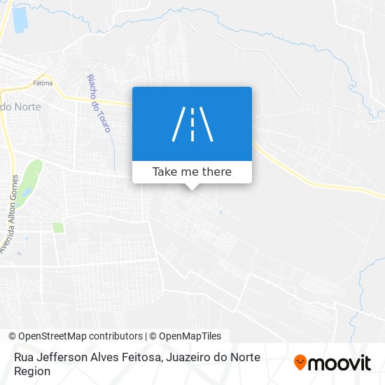 Rua Jefferson Alves Feitosa map