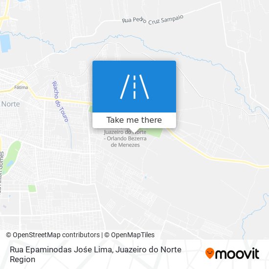Rua Epaminodas Jośe Lima map