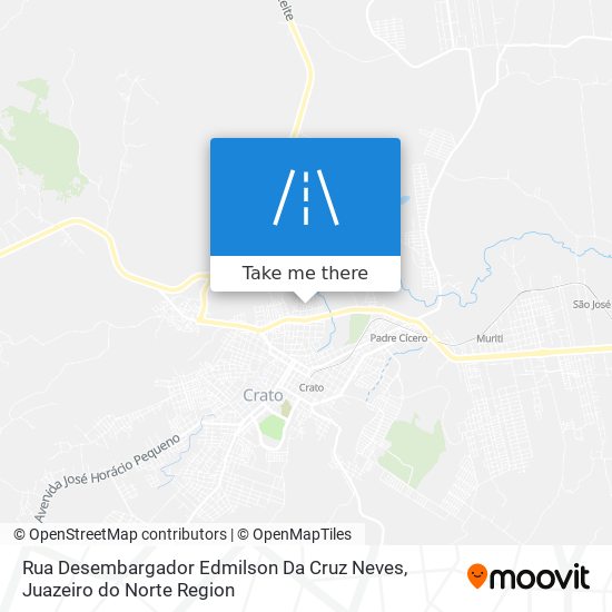 Mapa Rua Desembargador Edmilson Da Cruz Neves
