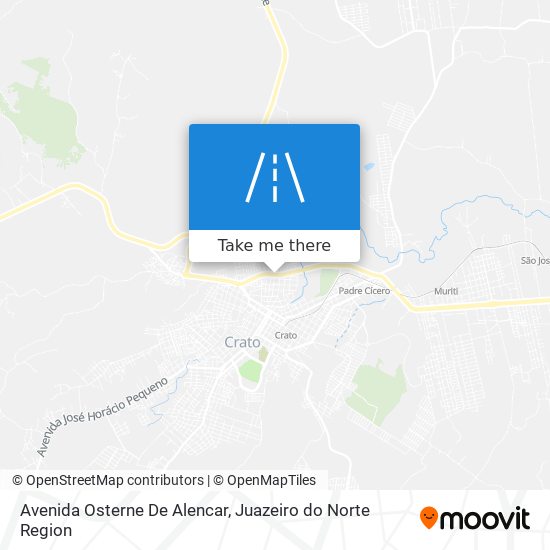 Mapa Avenida Osterne De Alencar