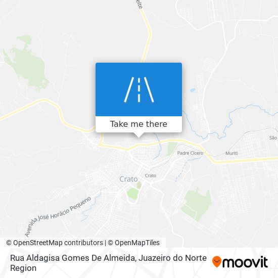Mapa Rua Aldagisa Gomes De Almeida