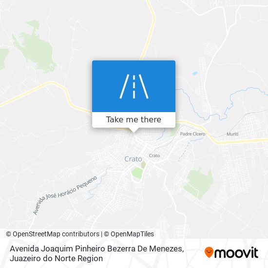 Mapa Avenida Joaquim Pinheiro Bezerra De Menezes