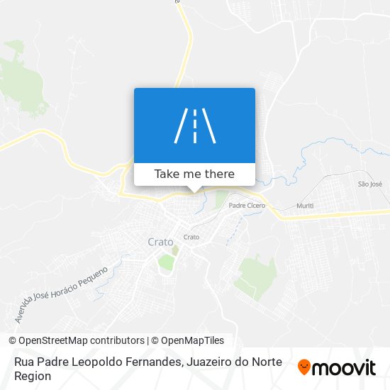 Mapa Rua Padre Leopoldo Fernandes