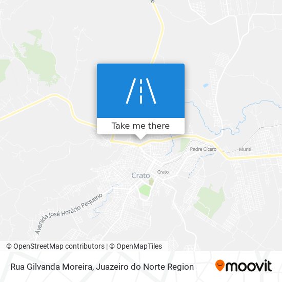 Mapa Rua Gilvanda Moreira