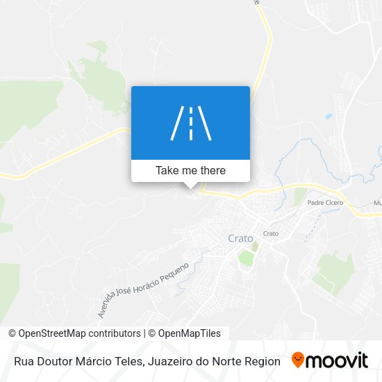 Rua Doutor Márcio Teles map