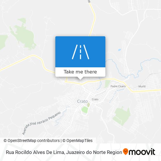 Mapa Rua Rocildo Alves De Lima