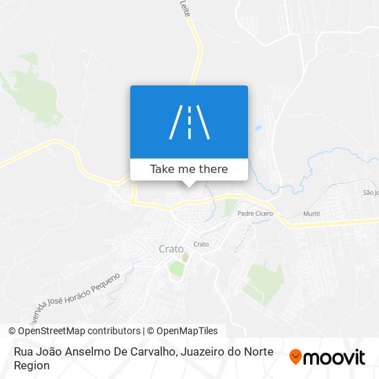 Mapa Rua João Anselmo De Carvalho