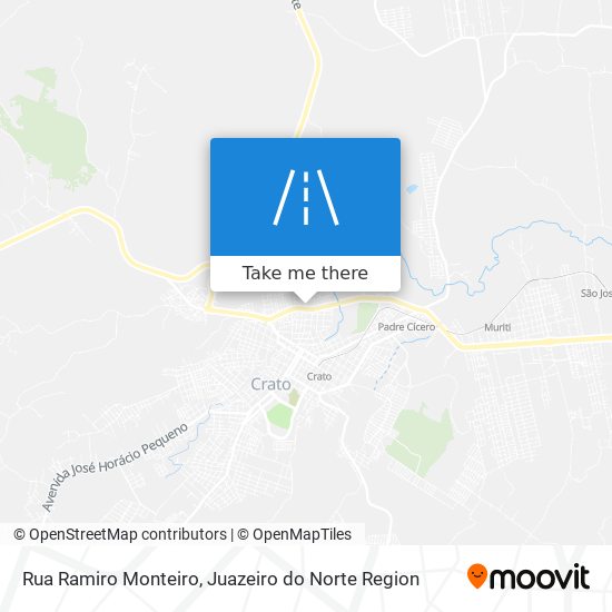 Mapa Rua Ramiro Monteiro