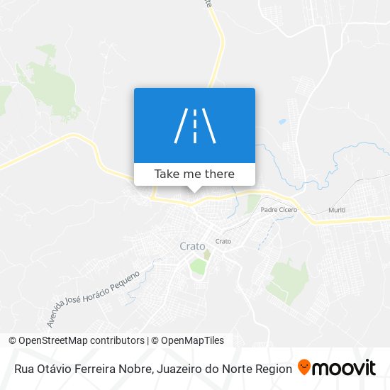 Mapa Rua Otávio Ferreira Nobre