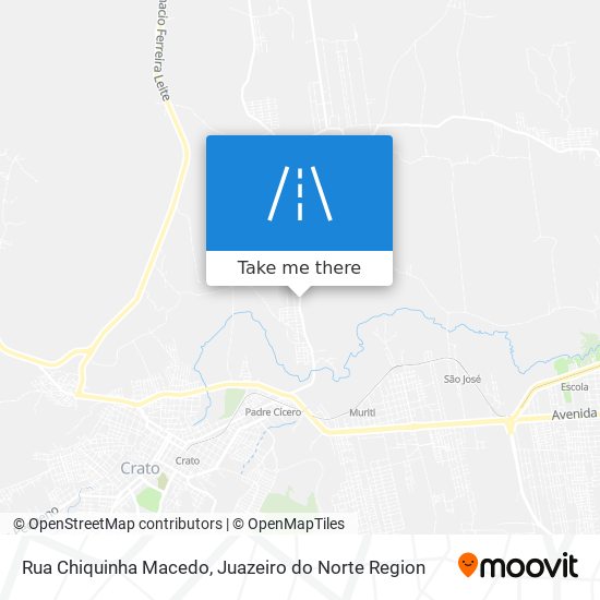 Mapa Rua Chiquinha Macedo