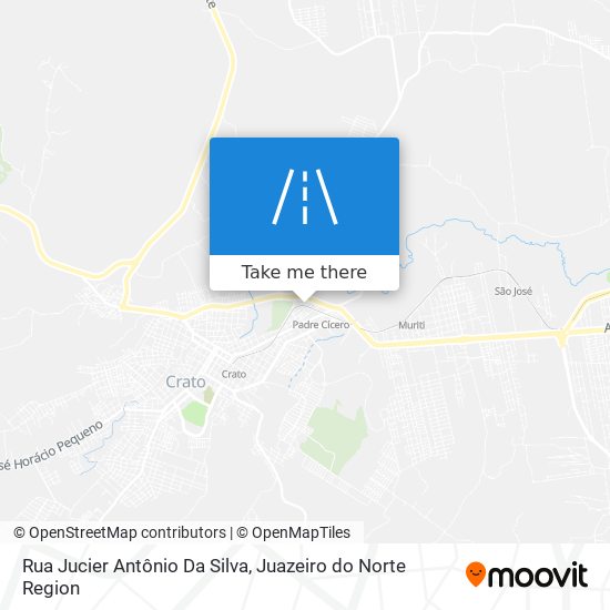 Mapa Rua Jucier Antônio Da Silva