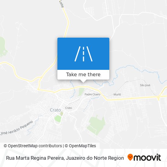 Mapa Rua Marta Regina Pereira