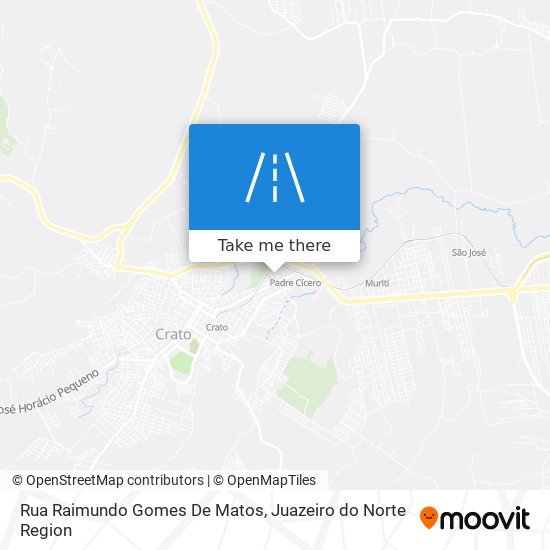 Mapa Rua Raimundo Gomes De Matos