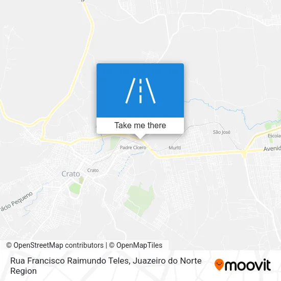 Mapa Rua Francisco Raimundo Teles