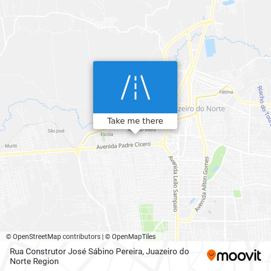 Rua Construtor José Sábino Pereira map