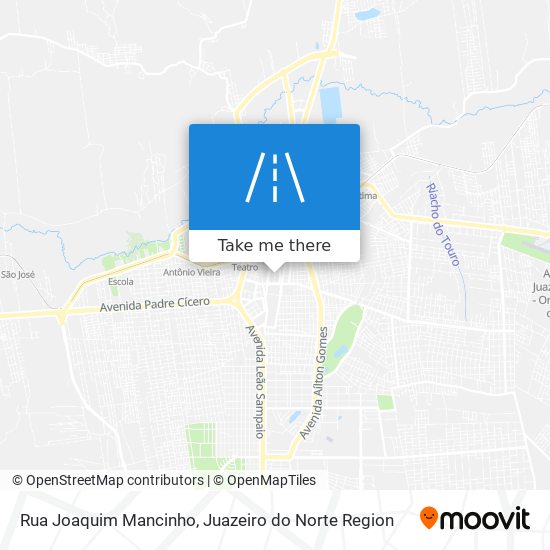 Mapa Rua Joaquim Mancinho