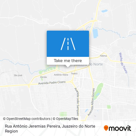Mapa Rua Antônio Jeremias Pereira