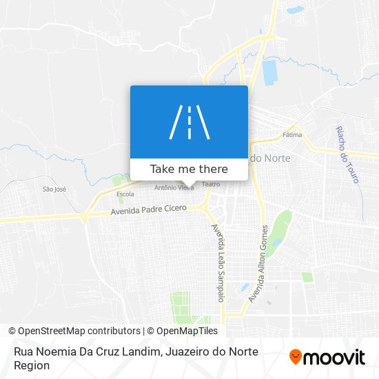 Mapa Rua Noemia Da Cruz Landim